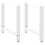 Patas de mesa de centro acero blanco 2 uds 80x(72-73) cm de , Patas para mesas - Ref: Foro24-4013313, Precio: 98,99 €, Descue...