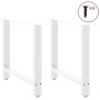 Patas de mesa de centro acero blanco 2 uds 80x(72-73) cm de , Patas para mesas - Ref: Foro24-4013313, Precio: 98,99 €, Descue...