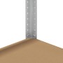 Estantería de acero y MDF 80x40x160 cm plateado de , Estanterías industriales - Ref: Foro24-4016932, Precio: 40,31 €, Descuen...