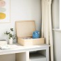 Caja de madera con tapa madera maciza de pino 40x30x13 cm de , Cestas para almacenaje - Ref: Foro24-4017389, Precio: 43,27 €,...