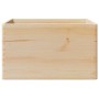 Caja de madera con asas madera maciza pino 40x30x23 cm de , Cestas para almacenaje - Ref: Foro24-4017394, Precio: 39,85 €, De...