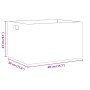 Caja de madera con asas madera maciza pino 40x30x23 cm de , Cestas para almacenaje - Ref: Foro24-4017394, Precio: 39,85 €, De...