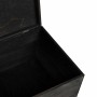 Caja de madera con tapa madera maciza de pino negra 40x30x23 cm de , Cestas para almacenaje - Ref: Foro24-4017396, Precio: 54...