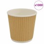 Tazas de café de papel 1000 uds 4oz 100ml marrón de , Vasos desechables - Ref: Foro24-4102798, Precio: 67,35 €, Descuento: %