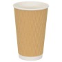 Tazas de café de papel 500 uds 16oz 400ml marrón de , Vasos desechables - Ref: Foro24-4102801, Precio: 81,65 €, Descuento: %