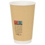 Tazas de café de papel 500 uds 16oz 400ml marrón de , Vasos desechables - Ref: Foro24-4102801, Precio: 81,65 €, Descuento: %