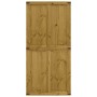 Puerta de granero CORONA madera maciza pino 100x210 cm de , Puertas - Ref: Foro24-4103418, Precio: 263,21 €, Descuento: %