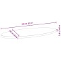 Tablero de mesa ovalado madera maciza de roble 140x60x4 cm de , Tableros para mesas - Ref: Foro24-4009060, Precio: 162,01 €, ...