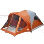 Tienda de campaña familiar túnel 6 personas impermeable naranja de , Tiendas de campaña - Ref: Foro24-4009460, Precio: 152,64...