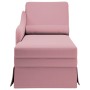 Chaise longue respaldo reposabrazos derecho terciopelo rosa de , Divanes - Ref: Foro24-4009785, Precio: 132,54 €, Descuento: %