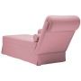 Chaise longue respaldo reposabrazos derecho terciopelo rosa de , Divanes - Ref: Foro24-4009785, Precio: 132,54 €, Descuento: %