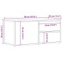 Mueble de TV madera ingeniería madera envejecida 80x34x35,5 cm de , Muebles TV - Ref: Foro24-856010, Precio: 76,05 €, Descuen...