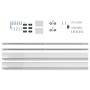 Kit de herrajes para puertas correderas aleación de aluminio de , Artículos para puertas - Ref: Foro24-4009753, Precio: 47,80...