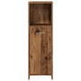 Armario de baño madera contrachapada envejecida 30x30x95 cm de , Muebles de baño - Ref: Foro24-856033, Precio: 53,43 €, Descu...