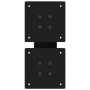 Patas de mesa de centro forma X 2uds acero negro 30x(30-31) cm de , Patas para mesas - Ref: Foro24-4012928, Precio: 75,18 €, ...