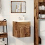 Mueble de lavabo madera de ingeniería envejecida 41x38,5x46 cm de , Muebles de baño - Ref: Foro24-856205, Precio: 41,15 €, De...
