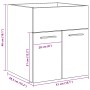 Mueble de lavabo madera de ingeniería envejecida 41x38,5x46 cm de , Muebles de baño - Ref: Foro24-856205, Precio: 41,15 €, De...