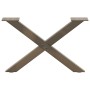 Patas de mesa centro forma X 2uds acero natural 50x(30-31) cm de , Patas para mesas - Ref: Foro24-4012879, Precio: 47,71 €, D...