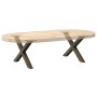 Patas de mesa centro forma X 2uds acero natural 50x(30-31) cm de , Patas para mesas - Ref: Foro24-4012879, Precio: 47,71 €, D...