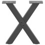 Patas de mesa centro forma X 2uds acero antracita 30x(30-31) cm de , Patas para mesas - Ref: Foro24-4012870, Precio: 43,63 €,...