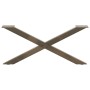 Patas de mesa centro forma X 2uds acero natural 70x(30-31) cm de , Patas para mesas - Ref: Foro24-4012887, Precio: 55,04 €, D...