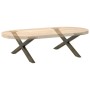 Patas de mesa centro forma X 2uds acero natural 70x(30-31) cm de , Patas para mesas - Ref: Foro24-4012887, Precio: 55,04 €, D...