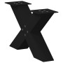 Patas de mesa de centro forma X 2uds acero negro 60x(30-31) cm de , Patas para mesas - Ref: Foro24-4012940, Precio: 86,12 €, ...
