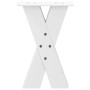 Patas de mesa de centro forma X 2uds acero blanco 28x(42-43) cm de , Patas para mesas - Ref: Foro24-4012949, Precio: 78,88 €,...
