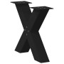 Patas de mesa de centro forma X 2uds acero negro 50x(42-43) cm de , Patas para mesas - Ref: Foro24-4012956, Precio: 84,80 €, ...