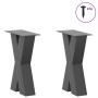 Patas para mesa de centro en forma de X 2 uds antracita acero de , Patas para mesas - Ref: Foro24-4012954, Precio: 84,13 €, D...