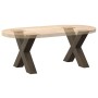 Patas de mesa centro forma X 2uds acero natural 60x(42-43) cm de , Patas para mesas - Ref: Foro24-4012963, Precio: 91,16 €, D...