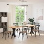 Patas para mesa comedor forma X 2uds acero negro 50x(72-73) cm de , Patas para mesas - Ref: Foro24-4012968, Precio: 96,68 €, ...