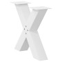 Patas de mesa de centro forma X 2uds acero blanco 60x(42-43) cm de , Patas para mesas - Ref: Foro24-4012961, Precio: 91,09 €,...
