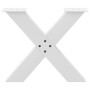 Patas de mesa de centro forma X 2uds acero blanco 60x(42-43) cm de , Patas para mesas - Ref: Foro24-4012961, Precio: 91,09 €,...