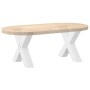 Patas de mesa de centro forma X 2uds acero blanco 60x(42-43) cm de , Patas para mesas - Ref: Foro24-4012961, Precio: 91,09 €,...