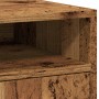 Armario ruedas madera contrachapada envejecida 33x38x60 cm de , Taquillas y armarios de almacenamiento - Ref: Foro24-856562, ...