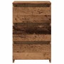Mesita de noche madera de ingeniería envejecida 40x35x62,5 cm de , Mesitas de noche - Ref: Foro24-856522, Precio: 49,45 €, De...