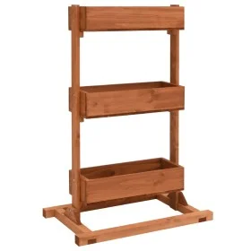 Jardinera de madera de abeto 52x30x78 cm de vidaXL, Soportes para macetas - Ref: Foro24-47249, Precio: 46,68 €, Descuento: %