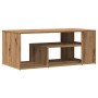 Mesa de centro madera contrachapada roble artisan 100x50x40 cm de , Mesas de centro - Ref: Foro24-856557, Precio: 68,07 €, De...