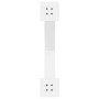 Patas para mesa de comedor en forma de X 2 uds acero blanco de , Patas para mesas - Ref: Foro24-4012977, Precio: 110,94 €, De...