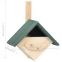 Casa para pájaros 4 unidades madera de abeto 24x16x30 cm de vidaXL, Pajareras - Ref: Foro24-47247, Precio: 50,97 €, Descuento: %