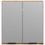 Armario con espejo baño madera roble artisan 64x20x66,5 cm de , Tocadores de baño - Ref: Foro24-856941, Precio: 72,48 €, Desc...