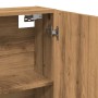 Armario con espejo baño madera roble artisan 64x20x66,5 cm de , Tocadores de baño - Ref: Foro24-856941, Precio: 72,48 €, Desc...