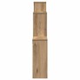 Estante de pared madera ingeniería roble artisian 80x15x78,5 cm de , Estantes y estanterías - Ref: Foro24-856611, Precio: 30,...