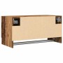 Armario de madera contrachapada envejecida 70x32,5x35 cm de , Armarios roperos - Ref: Foro24-856618, Precio: 39,48 €, Descuen...