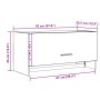 Armario de madera contrachapada envejecida 70x32,5x35 cm de , Armarios roperos - Ref: Foro24-856618, Precio: 39,48 €, Descuen...