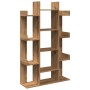 Estantería de madera de ingeniería roble artisan 86x25,5x140 cm de , Librerías y estanterías - Ref: Foro24-856693, Precio: 78...