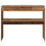 Mesa consola madera de ingeniería envejecida 80x30x102 cm de , Mesas auxiliares - Ref: Foro24-856626, Precio: 57,23 €, Descue...