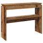 Mesa consola madera de ingeniería envejecida 80x30x102 cm de , Mesas auxiliares - Ref: Foro24-856626, Precio: 57,23 €, Descue...