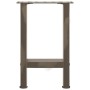 Patas para mesa de centro de acero natural 2 uds 28x(42-43) cm de , Patas para mesas - Ref: Foro24-4013275, Precio: 55,31 €, ...